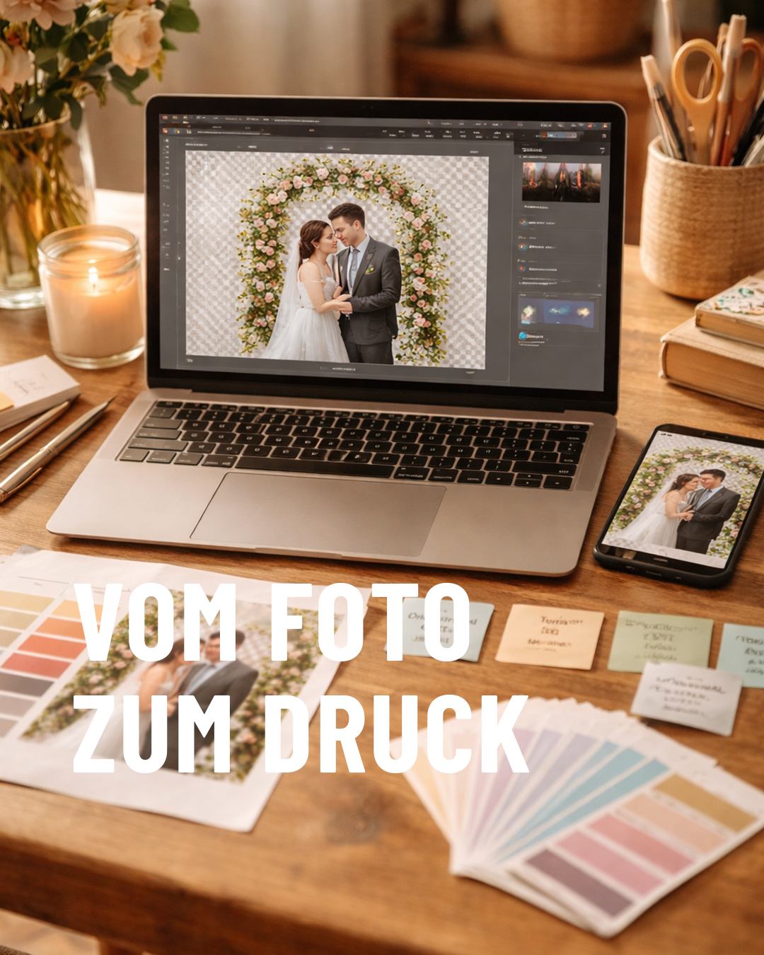 Vom Foto zur Druckdatei.
